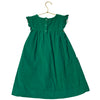 Mini Boden Green Heart Pocket Corduroy Dress - Size 5-6Y