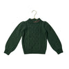 Janie and Jack Green Cable Knit Sweater - Size 3