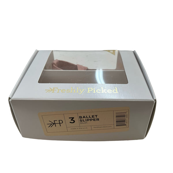 Freshly Picked 'Blush Ballet Slipper' Leather Soft-Sole Shoes New in Box - 3