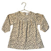 Zara Ivory Waffle Flower Print Dress - Size 1.5Y
