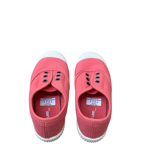 Harvest Land Pink Canvas Slip-On Sneakers - Size 13