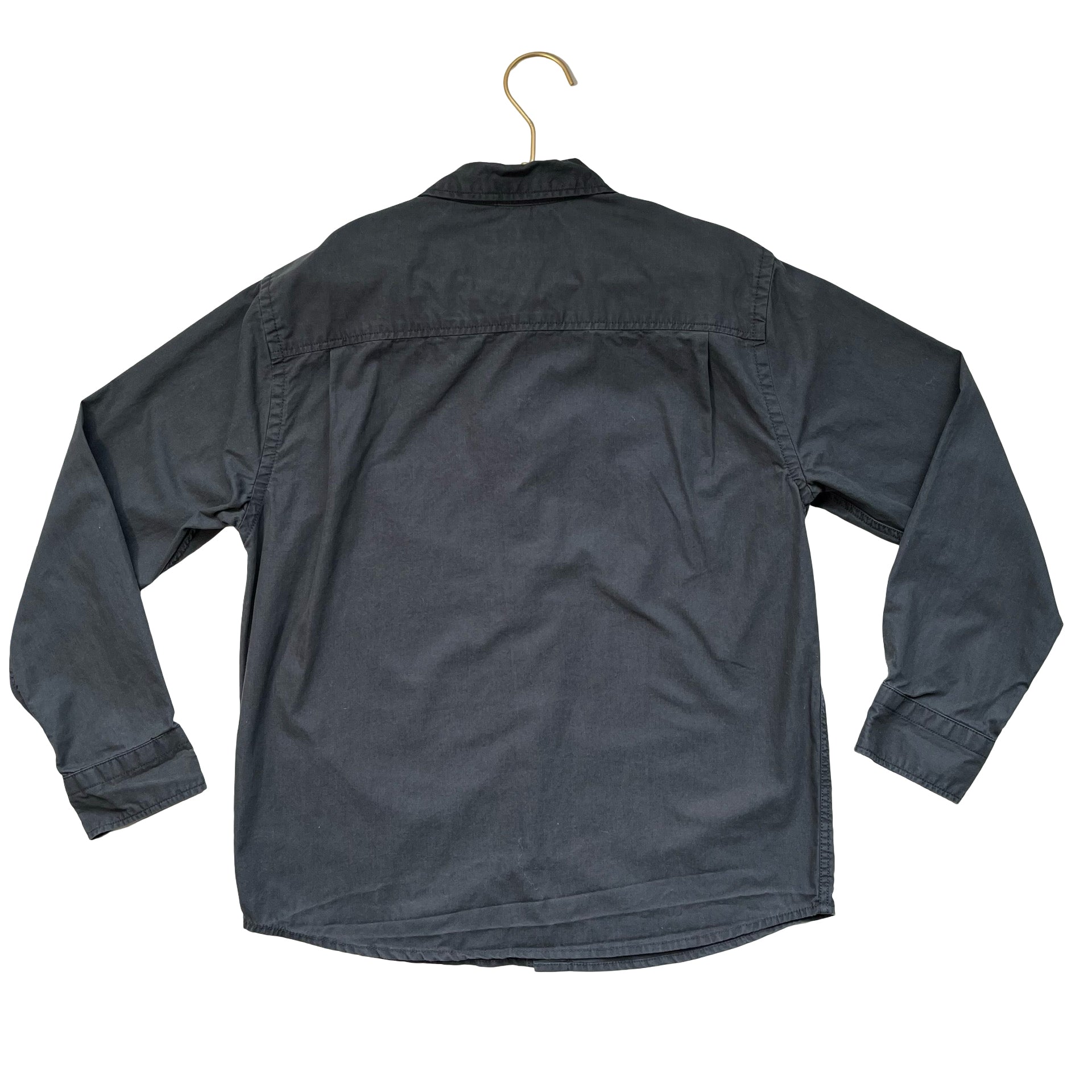 Zara Dark Gray Button Down Shirt - Size 9