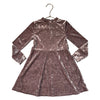 Cat & Jack Dusty Plum Crushed Velour Dress - Size 5T