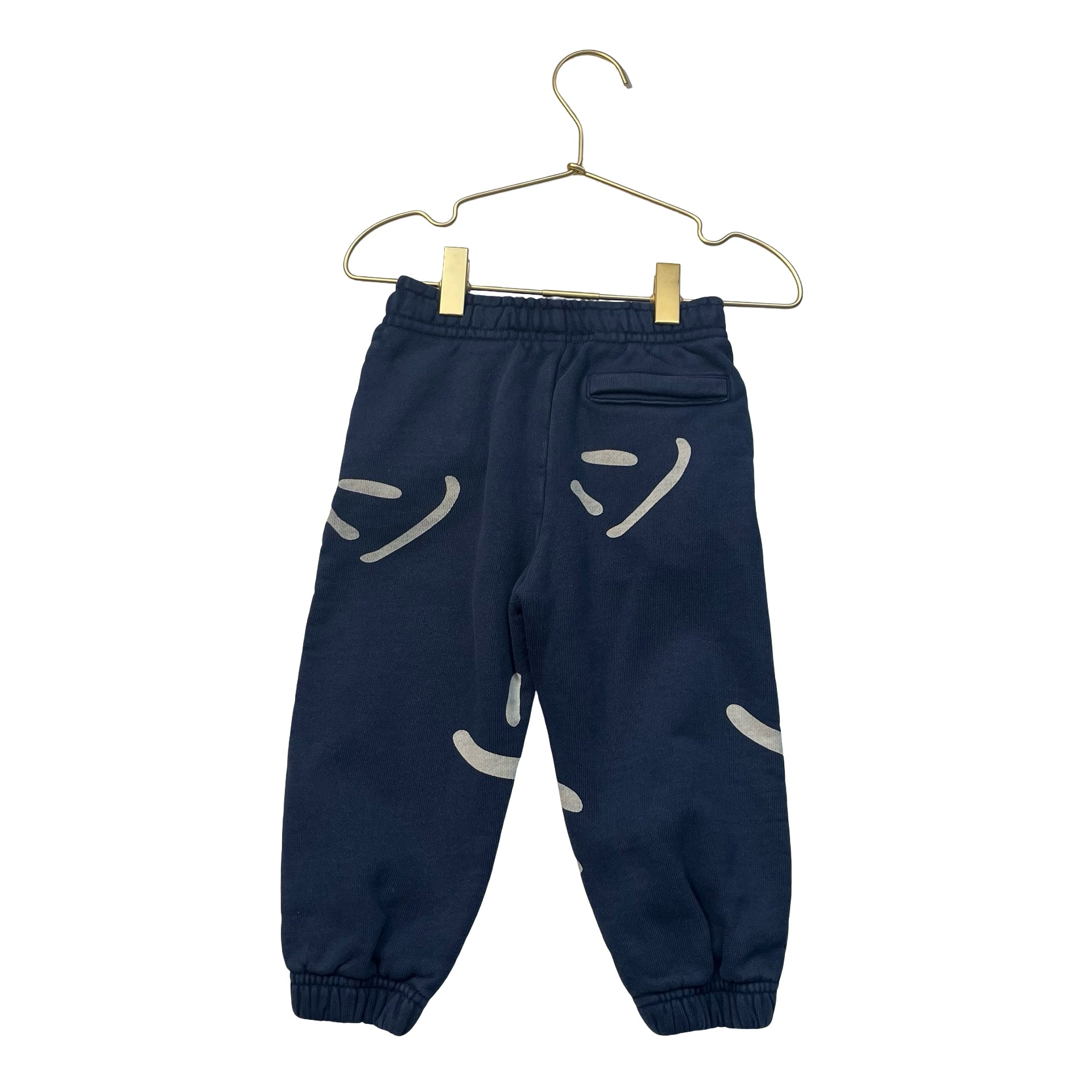 Molo Navy Smiley Joggers - Size 3