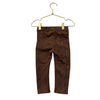 Janie and Jack Brown Faux Suede Gold Zipper Pants - Size 18-24 Mo