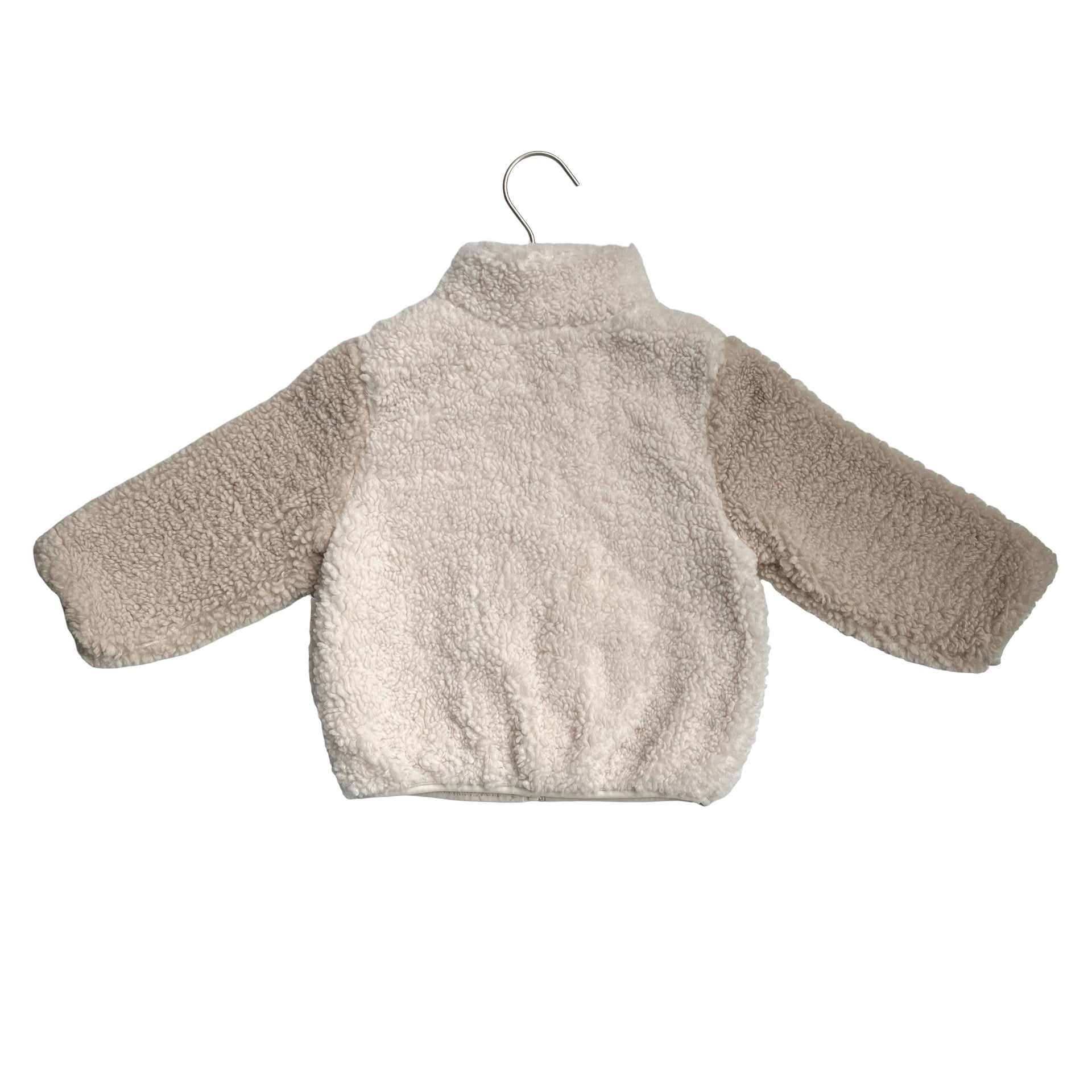 H&M x Disney Ivory Sherpa Minnie Mouse Jacket - Size 2T