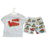 Stella McCartney Kids White 'Summer Vibes' Tee & Shorts Set - Size 6