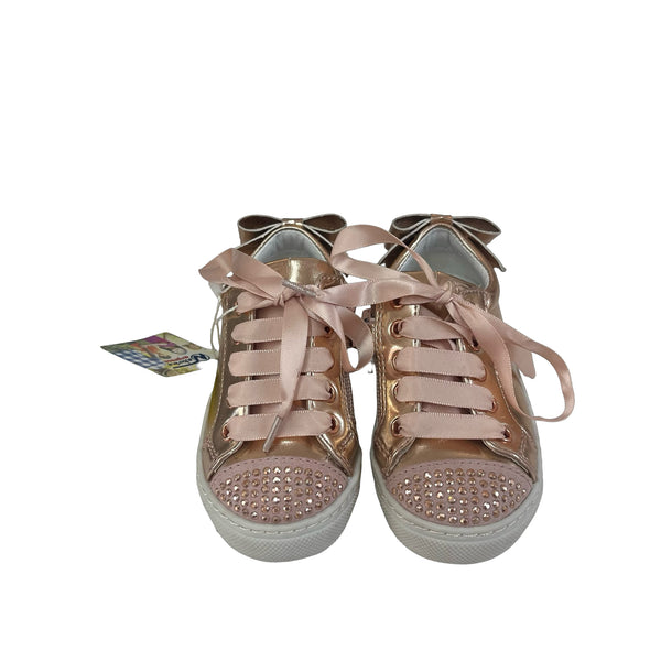Naturino Express Rose Gold Sneakers with Tags - Size 6