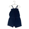 Hanna Andersson Navy Terry Romper - Size 120 (6)