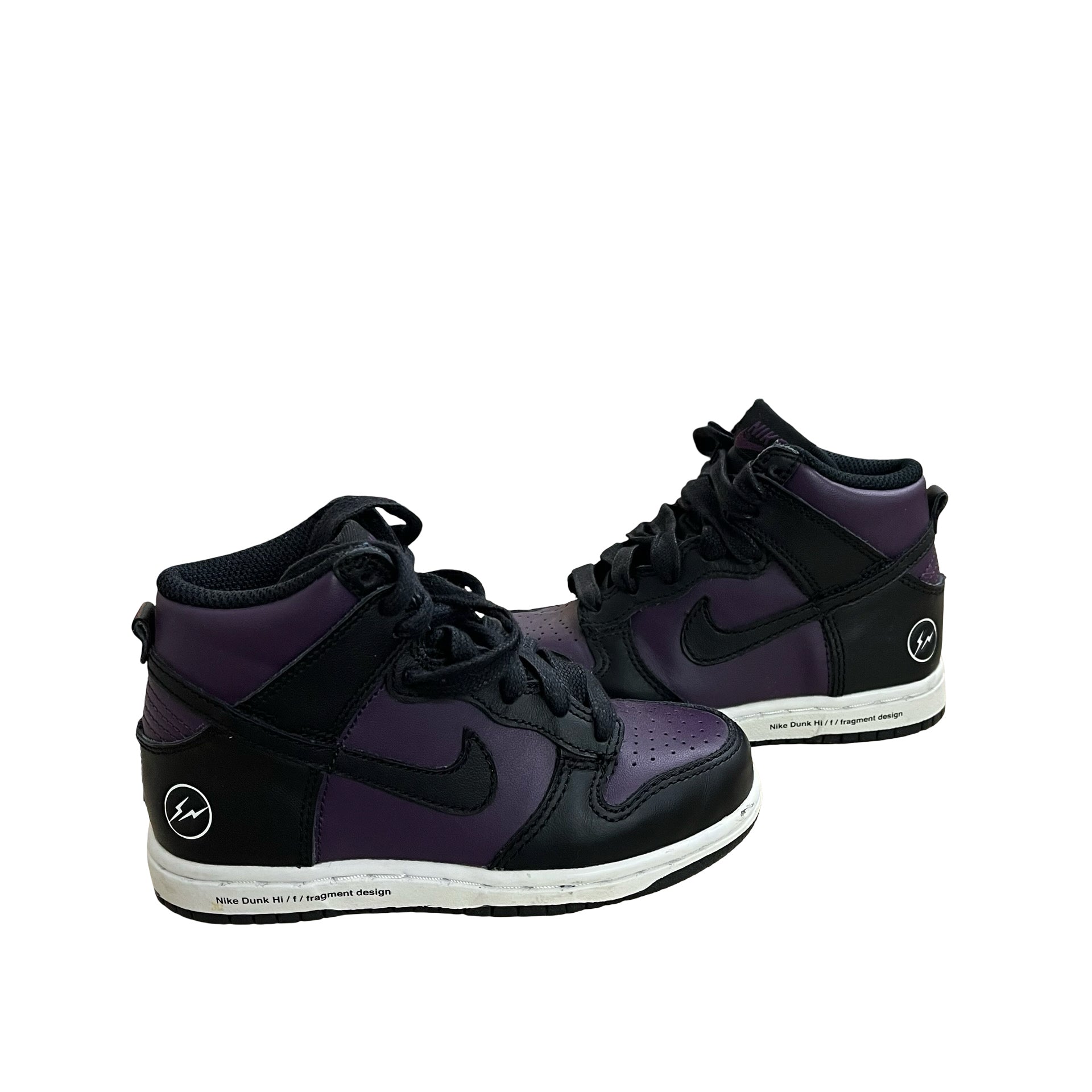 Nike Dunk Hi Purple & Black Sneakers - Size 11C
