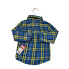 Cat & Jack Blue & Yellow Plaid Button Down Shirt with Tag - Size 2