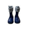 Stride Rite Navy Rain Boots, Removable Gray Lining - Size 9