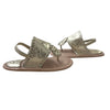 Jack Rogers Gold Metallic Leather 'Baby Jacks' New in Box - Size 6-9 Mo