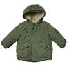 Baby Gap Olive Green Hooded Jacket - Size 6-12 Mo