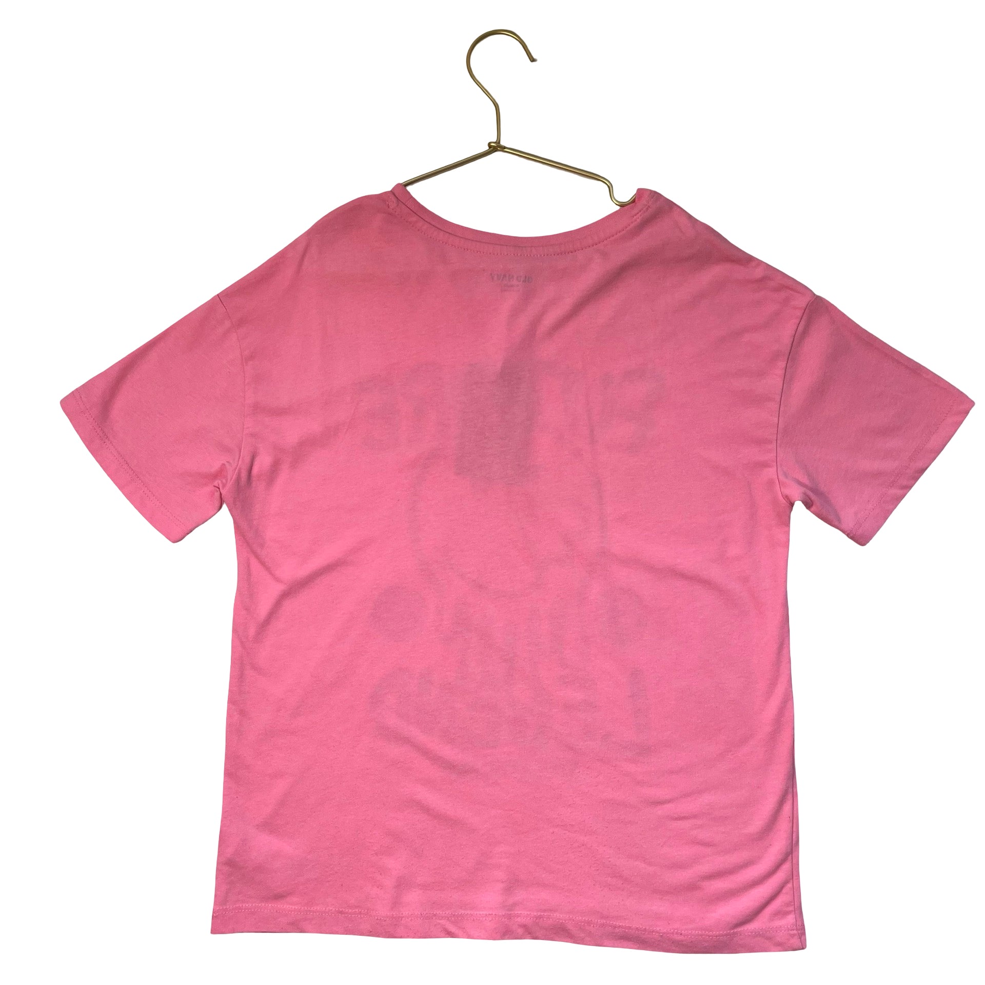Old Navy x Smiley World Pink 'Future World' T-Shirt - Size L 10-12