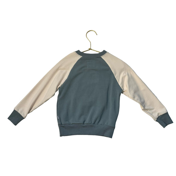 Play by Little Sleepies  Sage Green & Sherpa Bear Sweatshirt - Size 3T