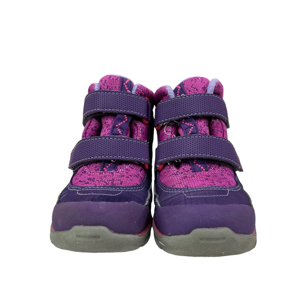 See Kai Run Waterproof & Insulated Purple & Pink Velcro Boots - Size 11