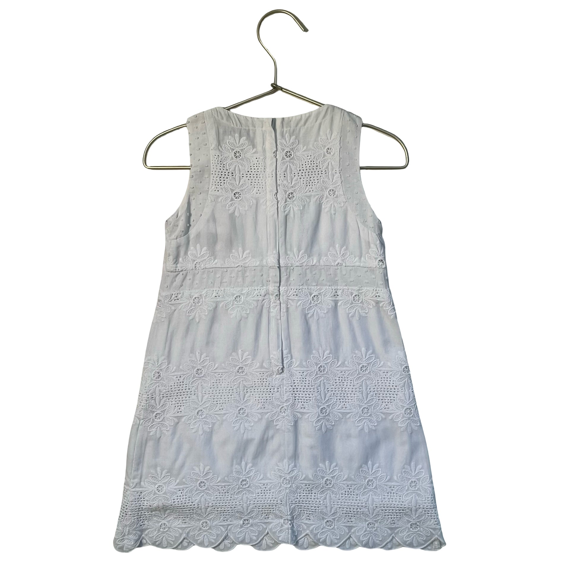 Vineyard Vines White Embroidered Dress - Size 4T