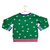 Hanna Andersson Green Dot & Rainbow Heart Cotton Cardigan - Size 120 (6)
