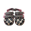 Mini Melissa x Fabula Pink & Black Flower Print Sandals - Size 7