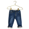 Mayoral Jersey-Lined Denim Jeans - Size 2-4 Mo