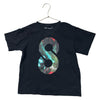 Uniqlo x Kaiju No. Eight Black '8' T-Shirt - Size 130 (8)