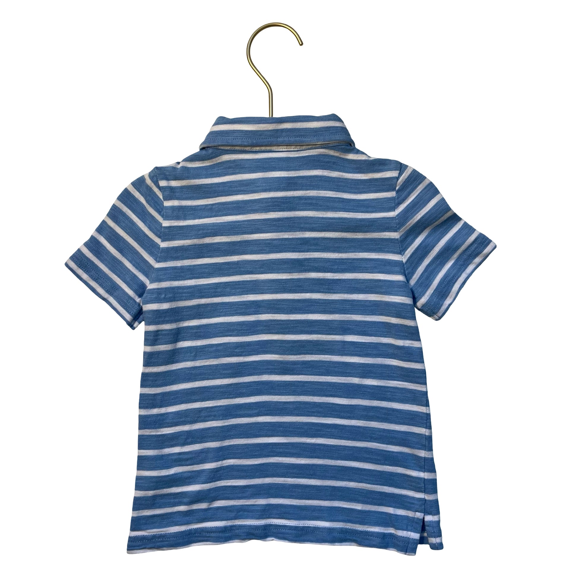 Janie and Jack Blue Striped Polo Shirt - Size 2T