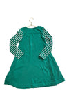 Mini Boden Green Applique Red Panda Dress - Size 6-7Y