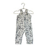 Kate Quinn Ivory & Black Cow Pasture Print Overall One-Piece - Size 6-12 Mo