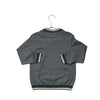 Lacoste Gray & Green Cotton-Wool Blend Sweater - Size 4