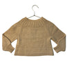 Louise Misha Pale Yellow & Metallic Sweater - Size 3Y