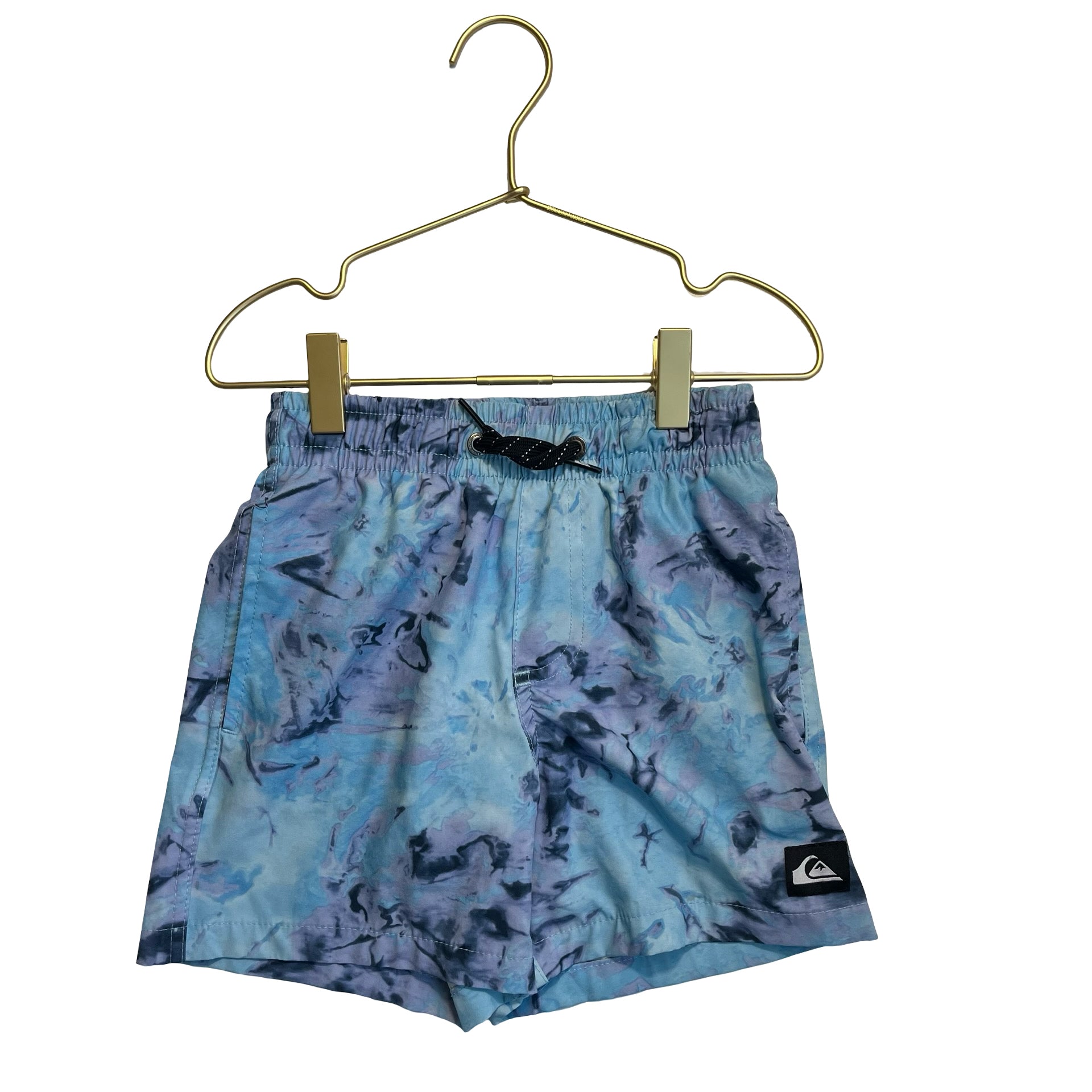 Quiksilver Blue Tie-Dye Swim Suit - Size XS 5-6