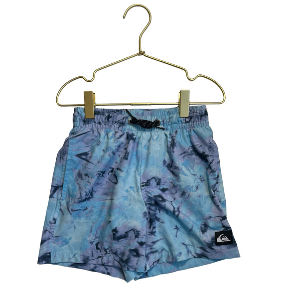 Quiksilver Blue Tie-Dye Swim Suit - Size XS 5-6