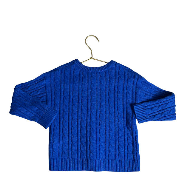 Baby Gap Blue Cable-Knit Sweater - Size 3