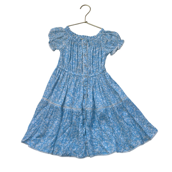 Sunday Saint-Tropez Light Blue Flora Dress - Size 4-6