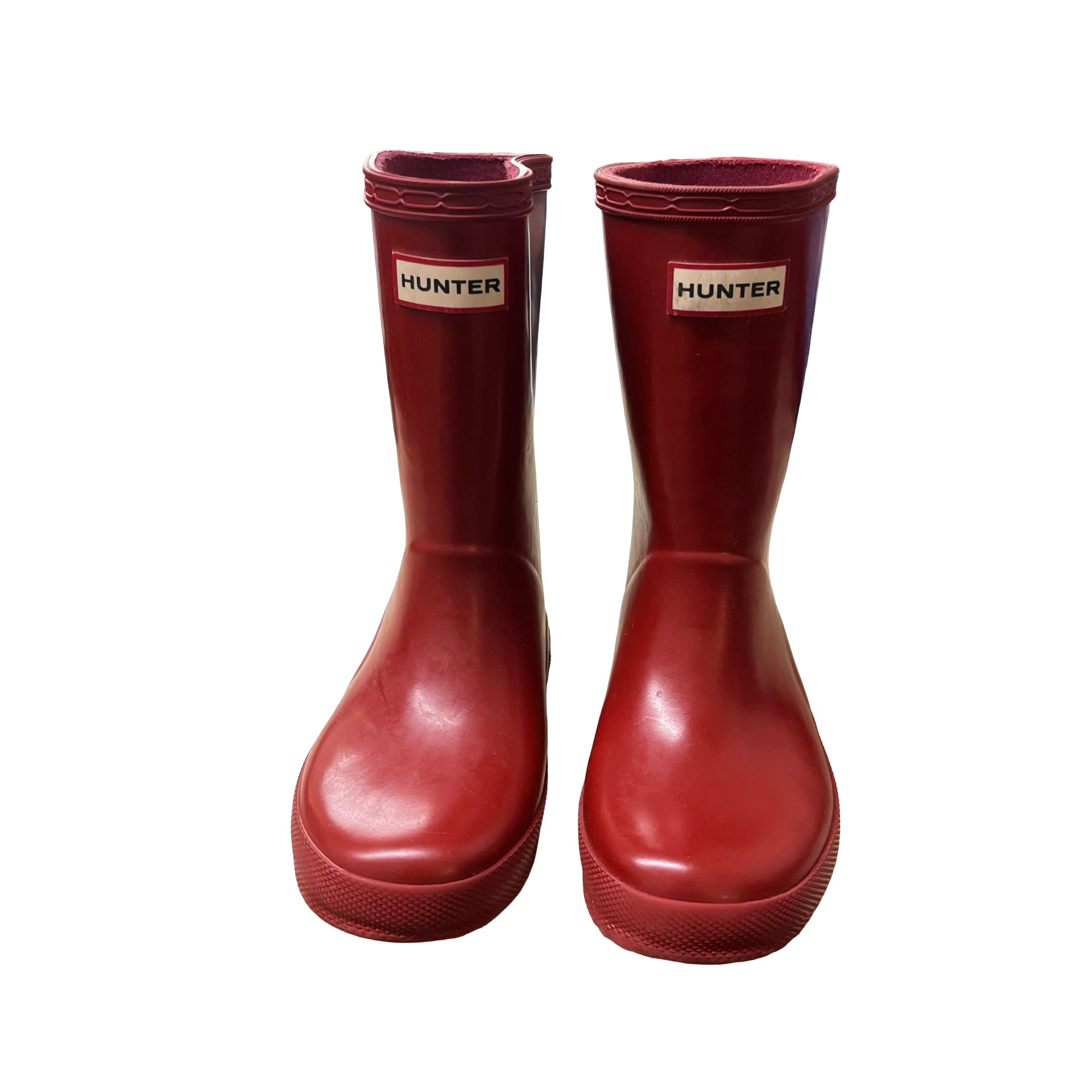 Hunter Red Rain Boots - Size US 10 B/11 G (UK 9, EU 27)