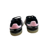 Adidas Samba Black Patent & Pink Sneakers - Size 4K