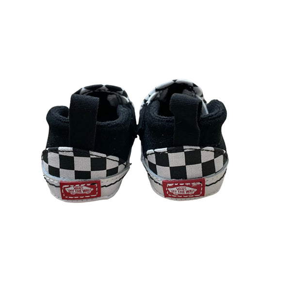Vans Black & White Checker Slip-On Crib Shoes New in Box - Size 3