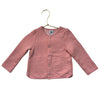 Petit Bateau Pink Quilted Snap Cardigan - Size 24 Mo