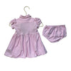 Ralph Lauren Pink Striped Polo Shirt Dress & Bloomers - Size 6 Mo