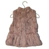 American Widgeon Pink Faux Fur Vest - Size 4