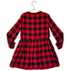 Gap Kids Red & Black Check Flannel Dress - Size S 6-7