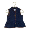 Janie and Jack Navy Quilted Vest - Size 18-24 Mo