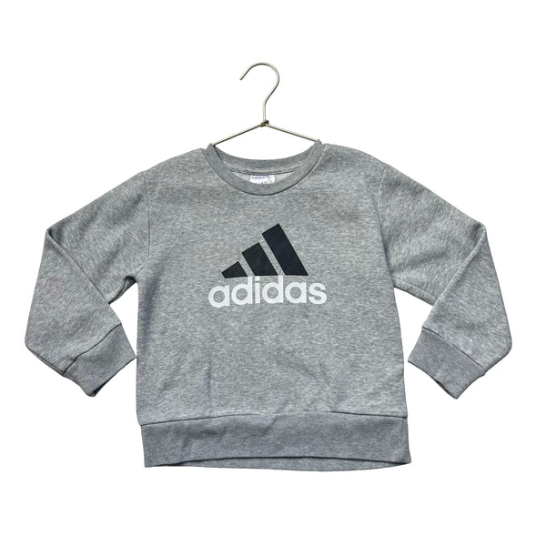 Adidas Gray Logo Sweatshirt - Size 4T