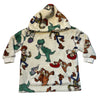 Disney Pixar Toy Story Ivory Hooded Oversized Fleece Pullover - Size 3T