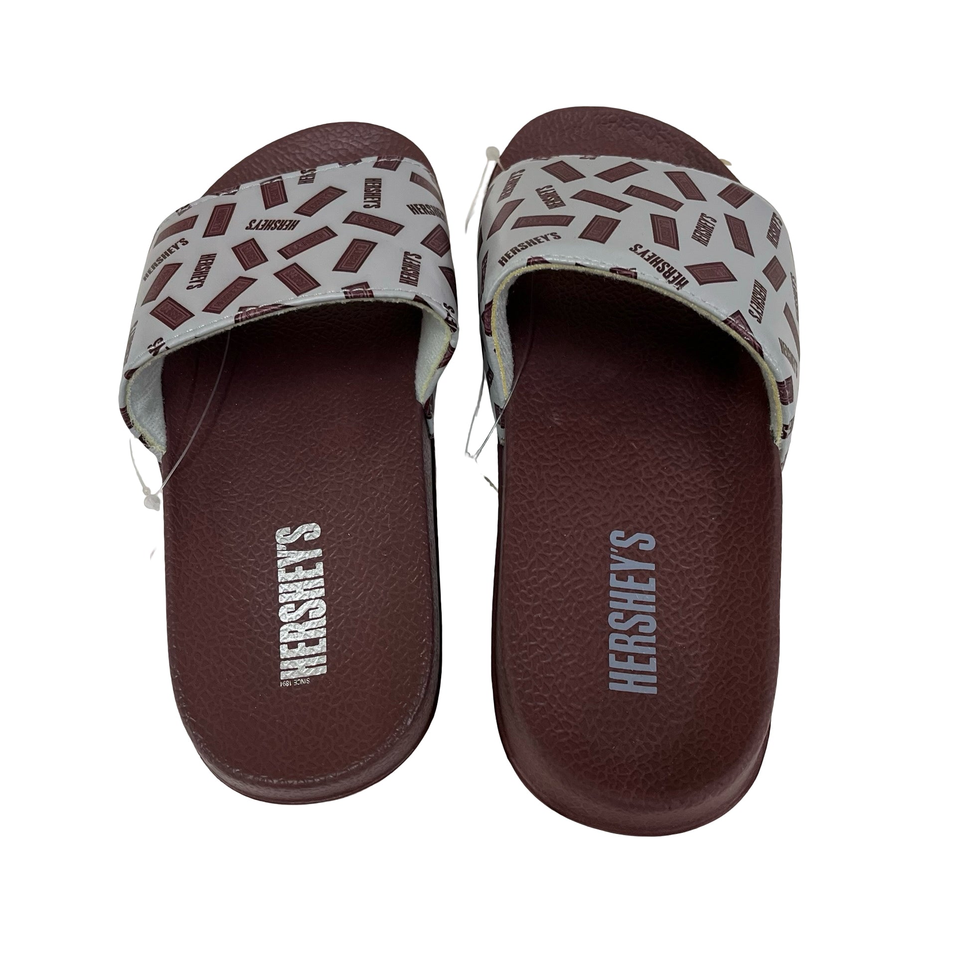 Hershey's Brown & Gray Slide Sandals - Size 13-1Y