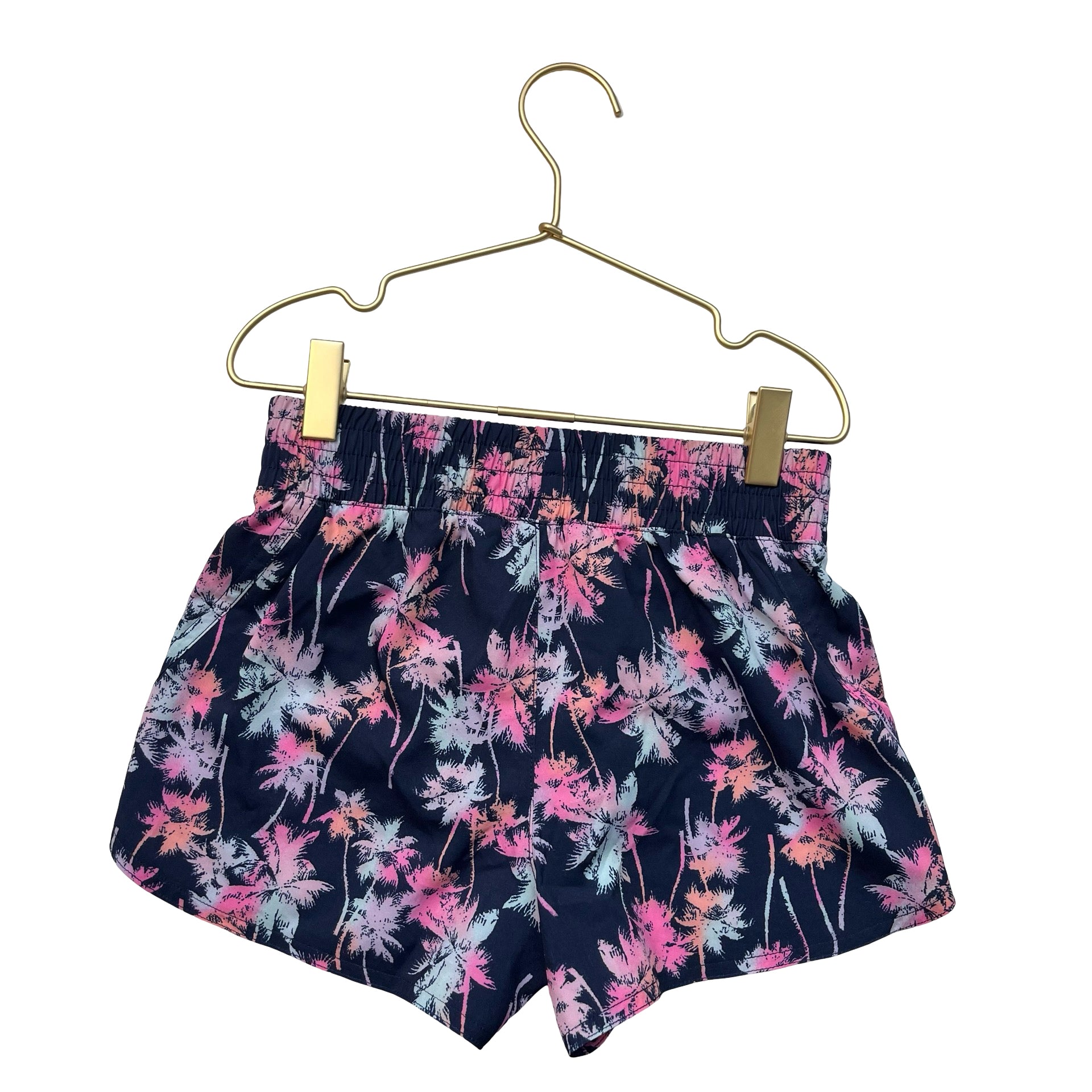 Gap Kids Navy Palm Tree Print Athletic Shorts - Size M 8