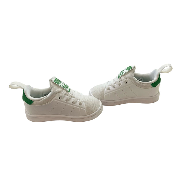 Adidas Stan Smith White & Green Sneakers - Size 6K