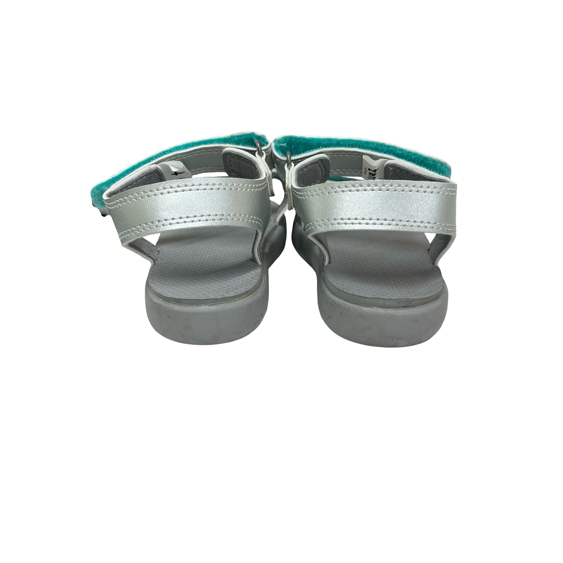 Ten Little Silver Sandals - Size 10