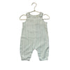 Pehr Ivory & Sage Green Striped Overall One-Piece - Size 3-6 Mo
